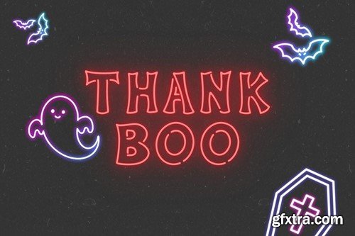 Neon Halloween - Display Font ZKCT5AD Neon Halloween - Display Font ZKCT5AD
