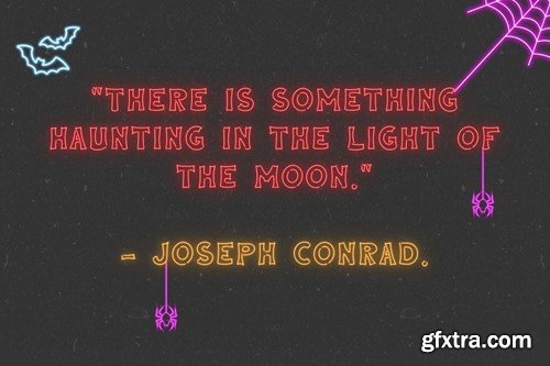 Neon Halloween - Display Font ZKCT5AD Neon Halloween - Display Font ZKCT5AD