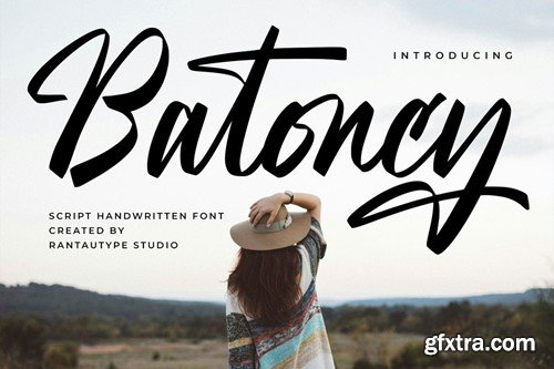 Batoncy Script Handwritten Font 9XWPG26 Batoncy Script Handwritten Font 9XWPG26