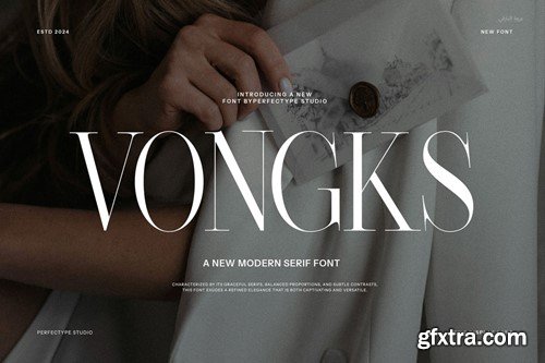 Vongks Elegant Serif Font 525H9FF Vongks Elegant Serif Font 525H9FF