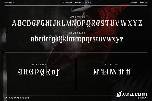 Perodas Horror Display Font 8GSP7V5 Perodas Horror Display Font 8GSP7V5