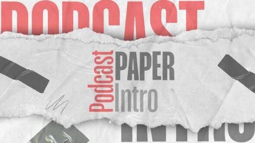 Paper Style Podcast Intro | MOGRT - 53760962