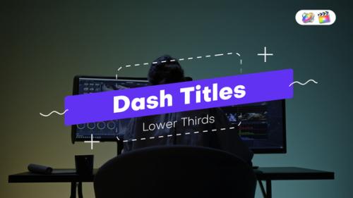 Dash Titles Lower Thirds for FCPX - 53762245