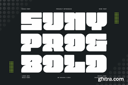 Sunyprog Bold - Heavy & Logotype Font BSSUGF8 Sunyprog Bold - Heavy & Logotype Font BSSUGF8