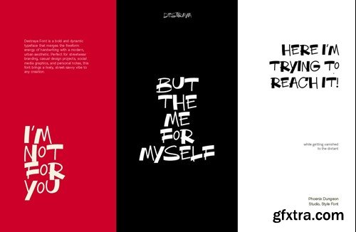 Destraya Font KM8WBFK Destraya Font KM8WBFK