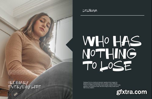 Destraya Font KM8WBFK Destraya Font KM8WBFK