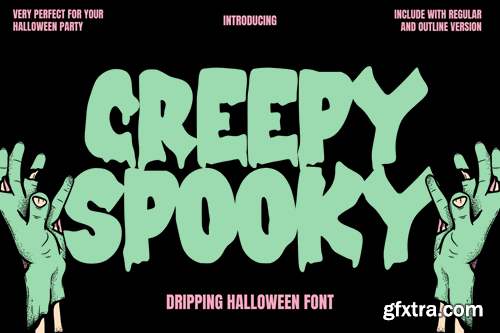 Creepy Spooky - Dripping Halloween Font U3FJ74Y Creepy Spooky - Dripping Halloween Font U3FJ74Y