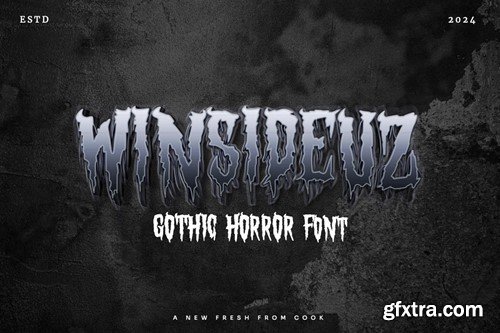 Winsideuz - Gothic Horror Font 8ZH47HW Winsideuz - Gothic Horror Font 8ZH47HW
