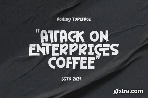 Achiko Font JYHFRGS Achiko Font JYHFRGS