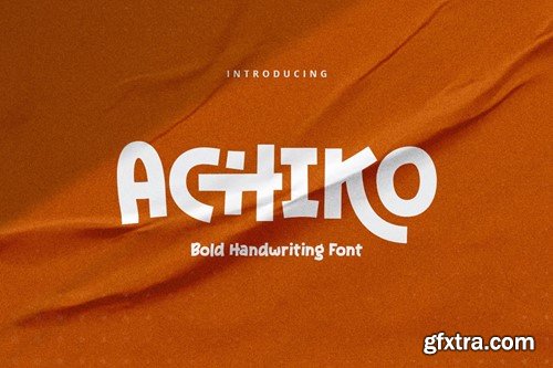 Achiko Font JYHFRGS Achiko Font JYHFRGS