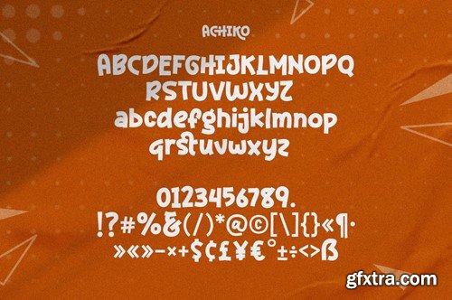 Achiko Font JYHFRGS Achiko Font JYHFRGS