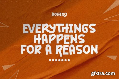 Achiko Font JYHFRGS Achiko Font JYHFRGS