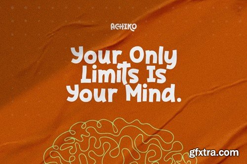 Achiko Font JYHFRGS Achiko Font JYHFRGS