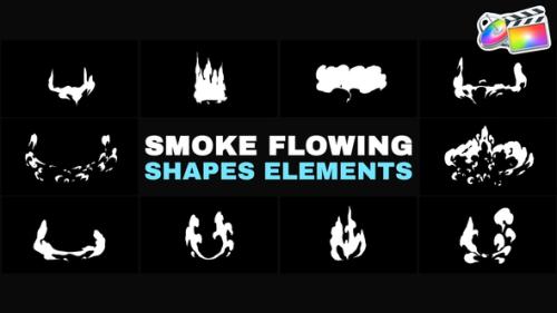 Smoke Flowing Shapes Elements | FCPX - 53767751