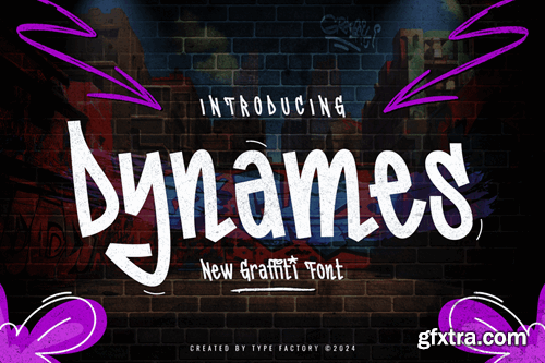 Dynames - New Graffiti Font BNUAYD7 Dynames - New Graffiti Font BNUAYD7