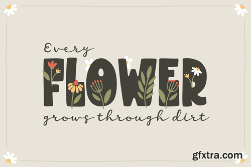 Balmy Morning Font Duo KLGY63B Balmy Morning Font Duo KLGY63B