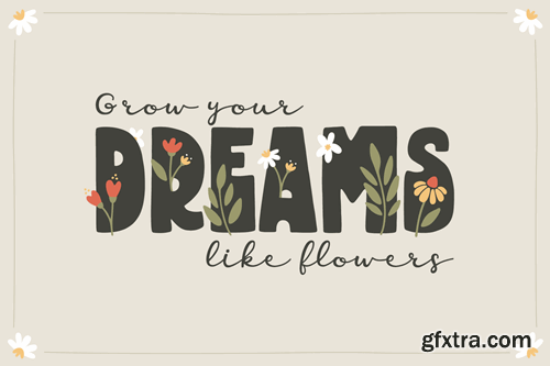 Balmy Morning Font Duo KLGY63B Balmy Morning Font Duo KLGY63B