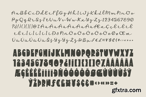 Balmy Morning Font Duo KLGY63B Balmy Morning Font Duo KLGY63B