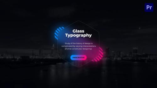 Glass Typography for Premiere Pro - 53776870