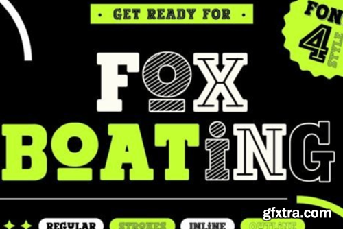 Fox Boating Font Fox Boating Font