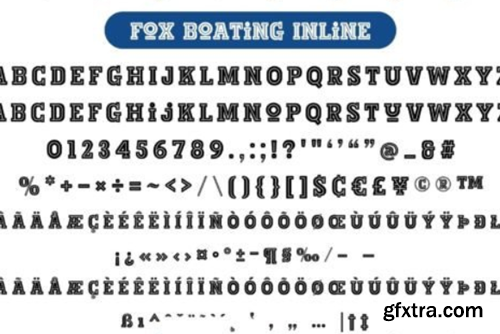 Fox Boating Font Fox Boating Font