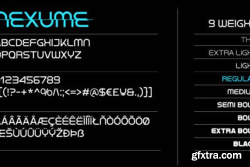 Nexume Font Nexume Font