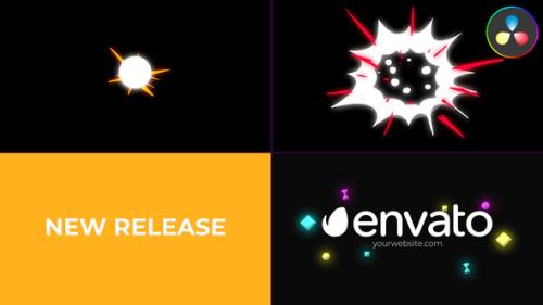 Neon Shapes Logo for DaVinci Resolve - 53783887