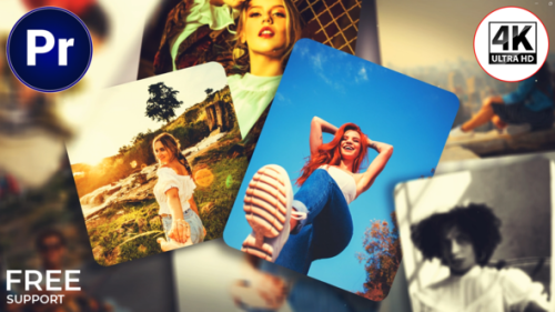 Memories Slideshow || PhotoGallery MOGRT - 53785145