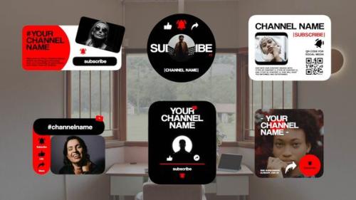 Subscribe Lower Thirds For FCPX - 53786954