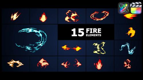 Fire Elements | FCPX - 53796089