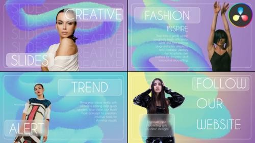 Modern Abstract Slides for DaVinci Resolve - 53797834