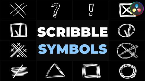 Scribble Symbols | DaVinci Resolve - 53798261
