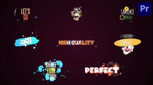 Smoke Titles for Premiere Pro - 53798369