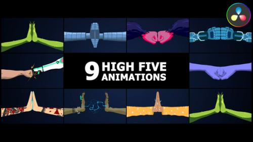 High Five Animations for DaVinci Resolve - 53798465