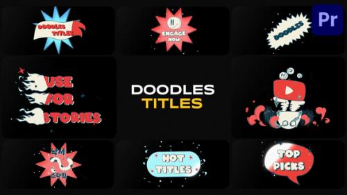 Cartoon Doodles Titles for Premiere Pro - 53798843
