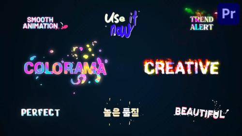 Juicy Colorful Titles for Premiere Pro - 53799059