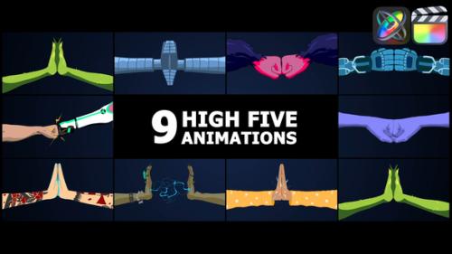 High Five Animations for FCPX - 53799146