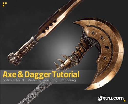 Flipped Normals - Axe & Dagger - Tutorial Full Process Flipped Normals - Axe & Dagger - Tutorial Full Process