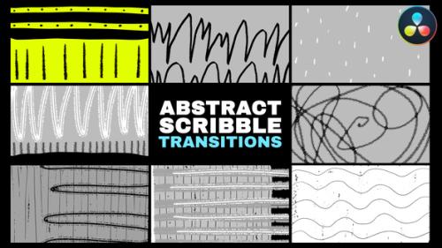 Abstract Scribble Transitions | DaVinci Resolve - 53812902