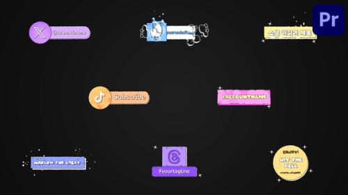 Social Media Liquid Plates for Premiere Pro - 53814067