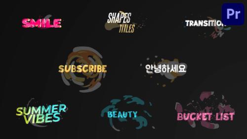 Liquid Shapes Titles for Premiere Pro - 53814726