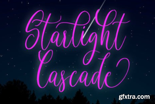 Starlight Cascade Font Starlight Cascade Font