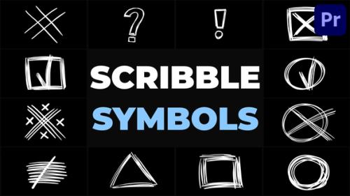 Scribble Symbols | Premiere Pro MOGRT - 53815941