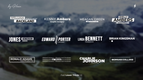 Fast Lower Thirds DR - 53818645