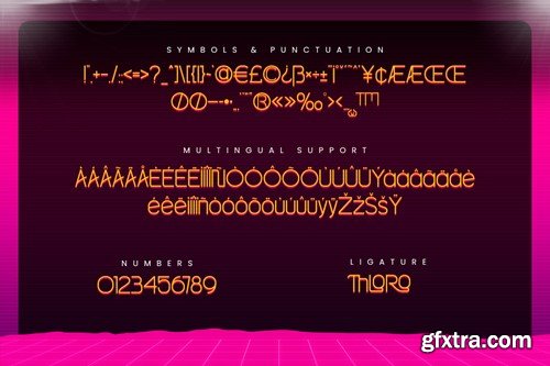 Glowrone - A Unique Sans Serif Font V23LQMC Glowrone - A Unique Sans Serif Font V23LQMC