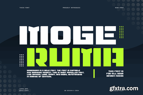 Mogeruma - Bold & Stencil Font Y3AABN8 Mogeruma - Bold & Stencil Font Y3AABN8