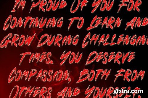 Naxrsoul Cather - Horror Brush Font PFJWLPZ Naxrsoul Cather - Horror Brush Font PFJWLPZ