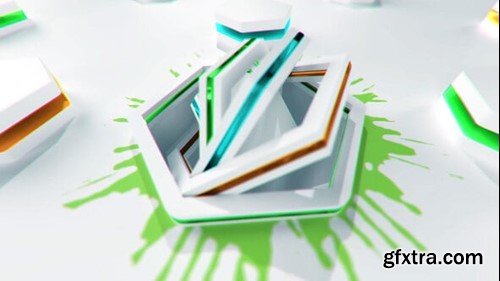 Videohive Bright Hexagon Logo 54286376 Videohive Bright Hexagon Logo 54286376