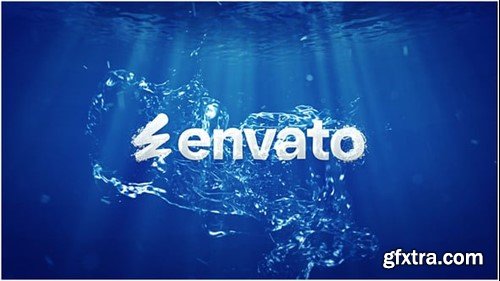 Videohive Water Splash Logo Reveal 54280943