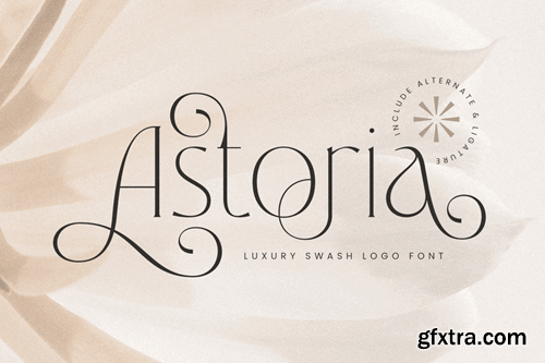 Astoria - Luxury Swash Logo Font LJ487UJ Astoria - Luxury Swash Logo Font LJ487UJ